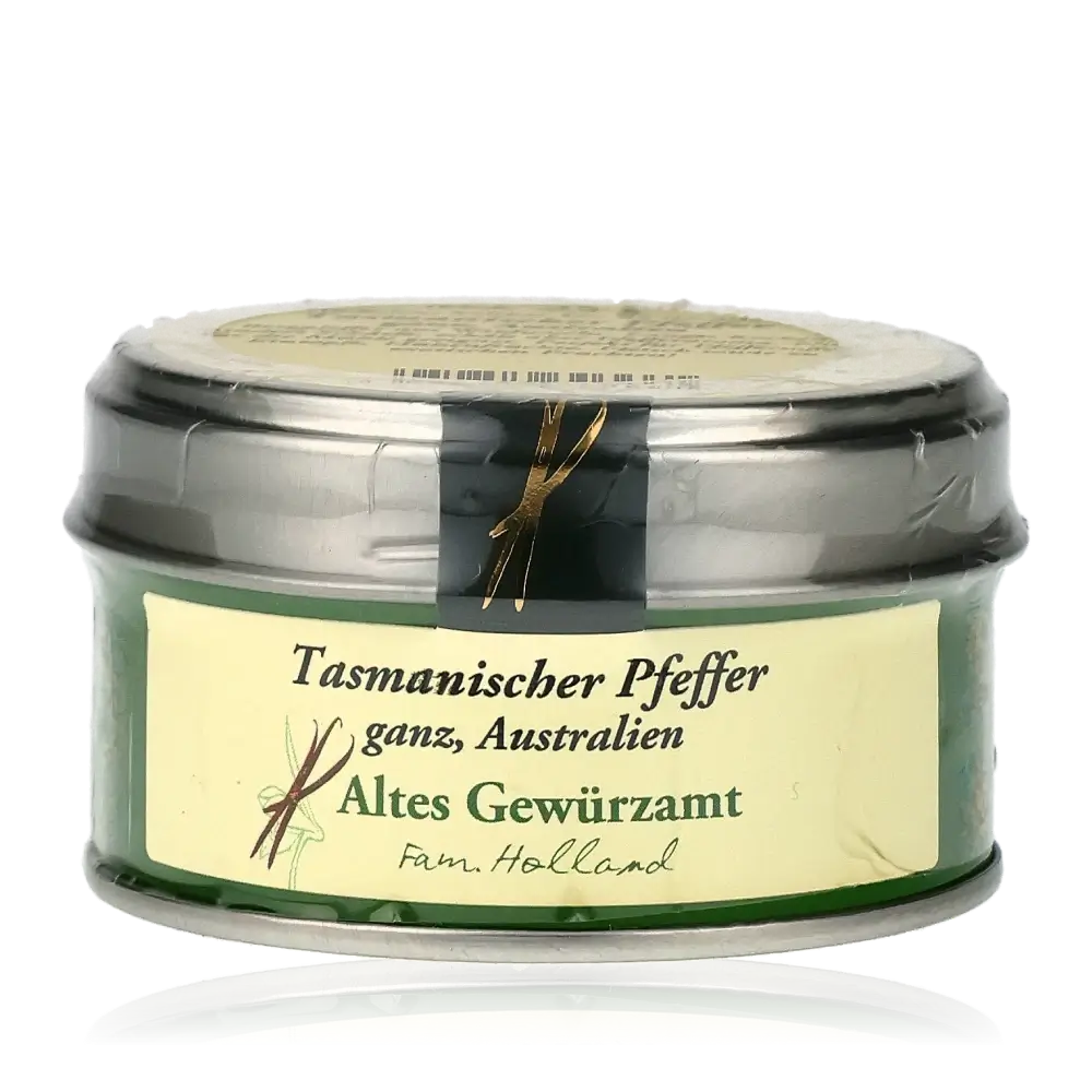 Tasmanischer Pfeffer in Dose von Altes Gewürzamt.