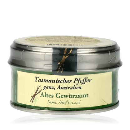 Tasmanischer Pfeffer in Dose von Altes Gewürzamt.
