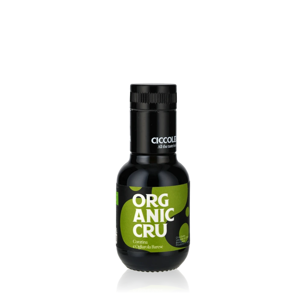 Ciccolella Probierflasche, natives Olivenöl extra 100 ml Organic Cru
