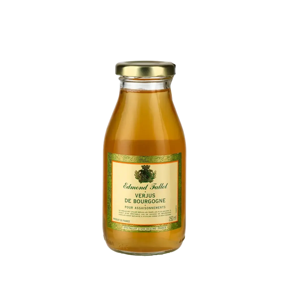 Flasche Edmond Fallot Verjus de Bourgogne Essig 250 ml.