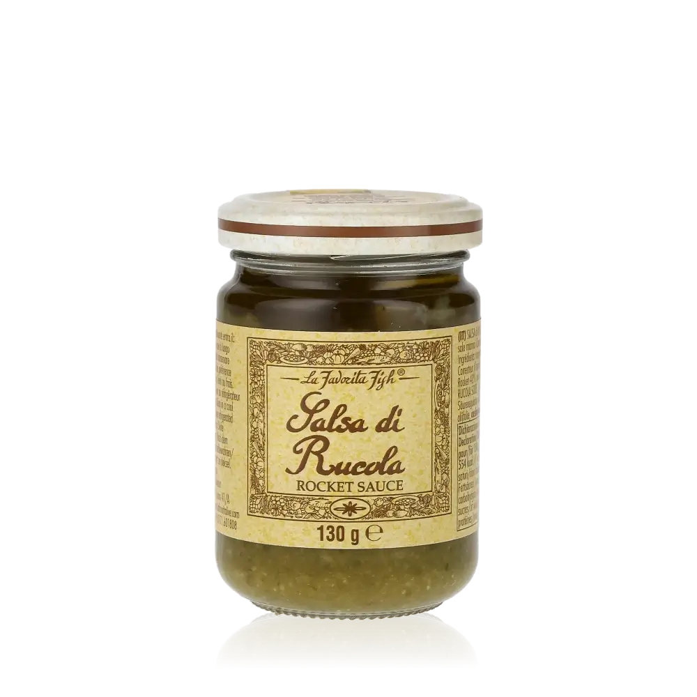 La Favorita Feinkost Salsa di Rucola Pesto Glas.