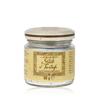 Trüffelsalz im Glas von La Favorita, 90g.