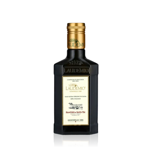 Flasche Frantoio di Santa Tea Laudemio Olivenöl.