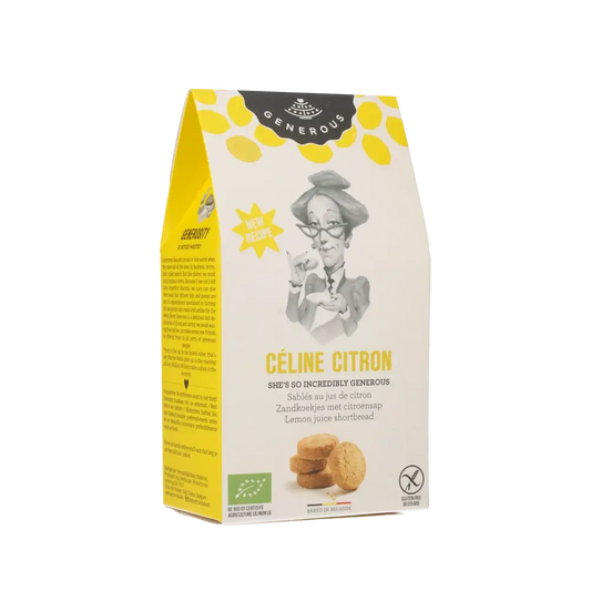 Kekse in gelber Verpackung.