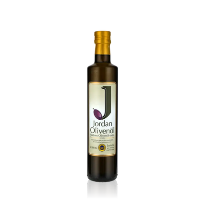 Jordan Olivenöl Flasche, natives Olivenöl extra, 500 ml.