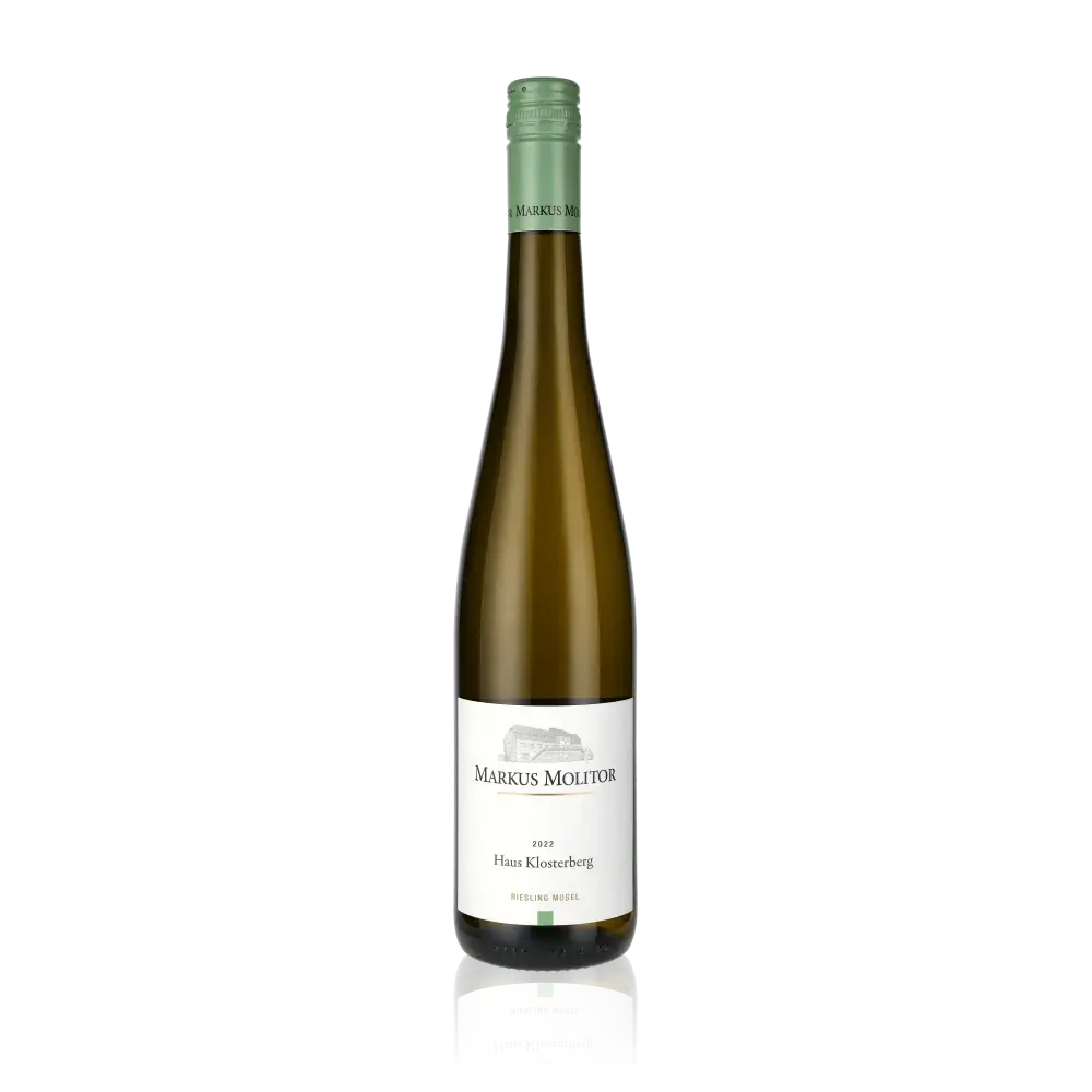Weinflasche Markus Molitor Haus Klosterberg Riesling 750ml.