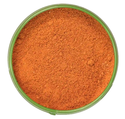 Altes Gewürzamt Blick auf die offene Gewürz-Dose mit Tandoori Masala