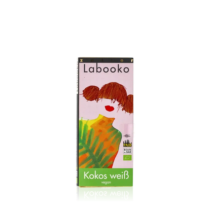 Labooko Kokos weiß (vegan) von Zotter, 2 x 35g Tafel bio