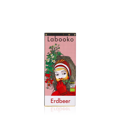 Labooko Erdbeer von Zotter Bio, 2 x 35g Tafel