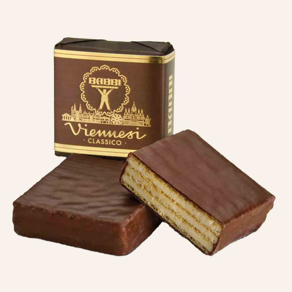 Schokoladenwaffeln von Babbi Viennesi.