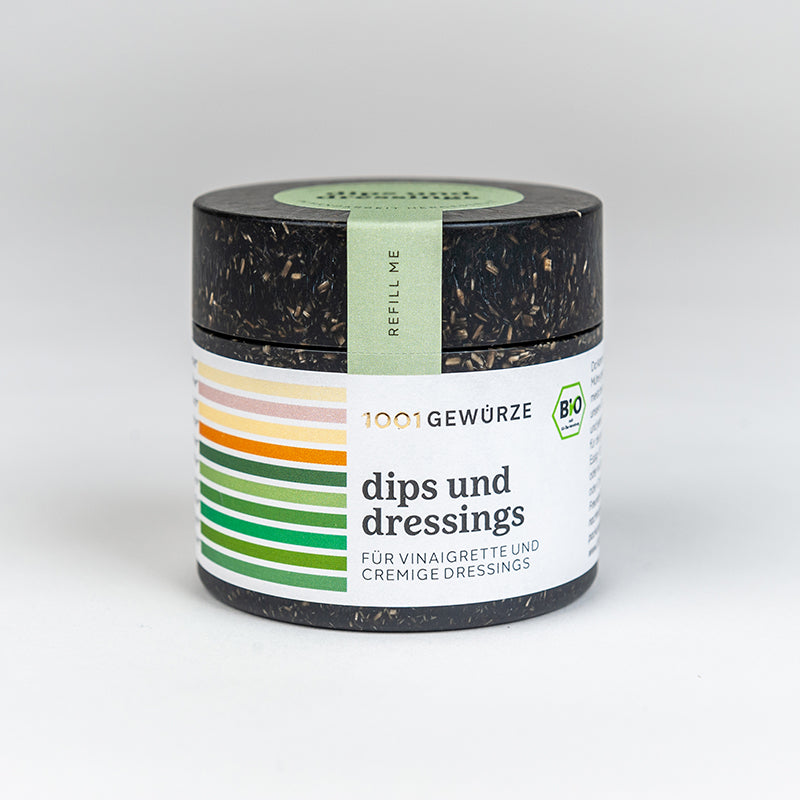 1001 Gewürze Dips und Dressings Gewürzmischung in Dose.