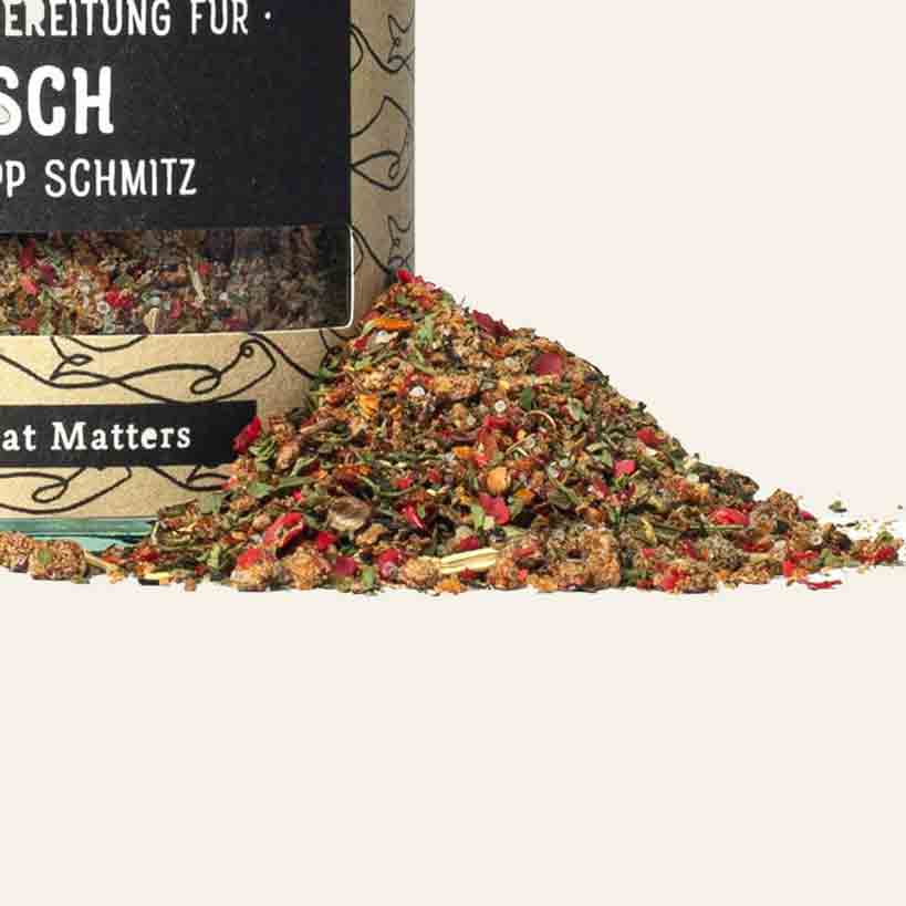 Gewürzmischung für Fischzubereitung.
