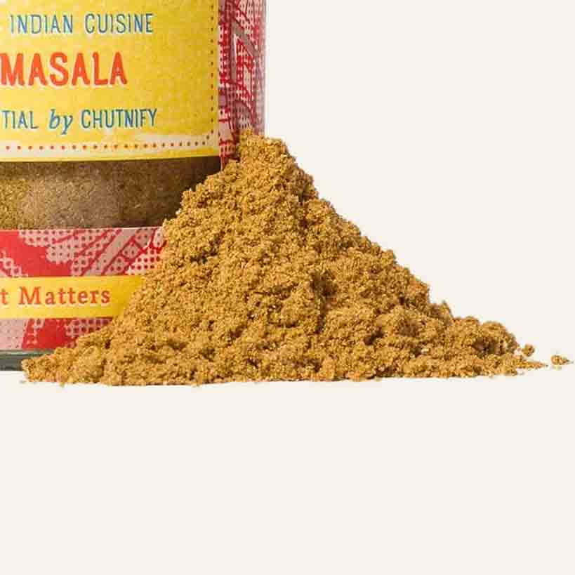 Garam Masala Gewürz mit Pulver.